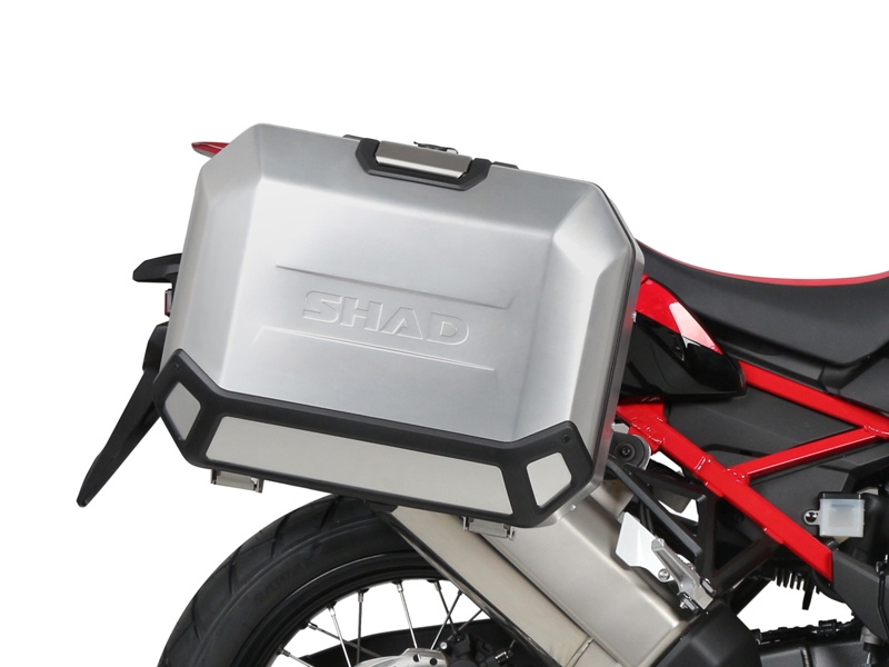 Set complet de cutii laterale de aluminiu, SHAD TERRA, 36L / 47L, incluzand kit de montaj SHAD HONDA CRF 1100 Africa Twin