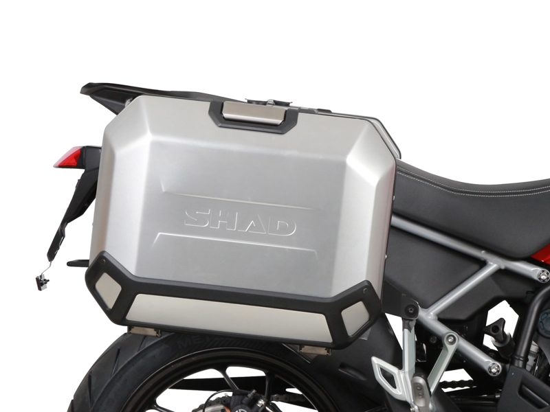 Set complet de cutii laterale de aluminiu, SHAD TERRA, 36L / 47L, incluzand kit de montaj SHAD TRIUMPH Tiger 900 Set complet de cutii laterale de aluminiu, SHAD TERRA, 36L / 47L, incluzand kit de montaj SHAD TRIUMPH Tiger 900