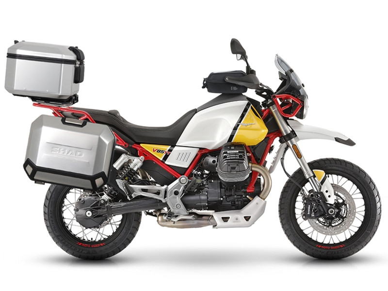 Set complet de cutii de aluminiu SHAD TERRA, 37L cutie centrala si 36L / 47L cutii laterale, incluzand set de montaj si placa SHAD MOTO GUZZI V 85 TT Set complet de cutii de aluminiu SHAD TERRA, 37L cutie centrala si 36L / 47L cutii laterale, incluzand set de montaj si placa SHAD MOTO GUZZI V 85 TT