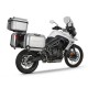 Set complet de cutii de aluminiu SHAD TERRA, 37L cutie centrala si 36L / 47L cutii laterale, incluzand set de montaj si placa SHAD TRIUMPH Tiger 800