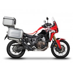 Set complet de cutii aluminiu SHAD TERRA, 48L cutie centrala si 36L / 47L cutii laterale, incluzand set de montaj si placa SHAD HONDA CRF 1000  Africa Twin