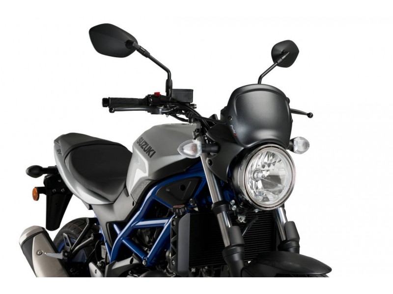 Windshield PUIG FRONTAL PLATE 3590C carbon look Windshield PUIG FRONTAL PLATE 3590C carbon look