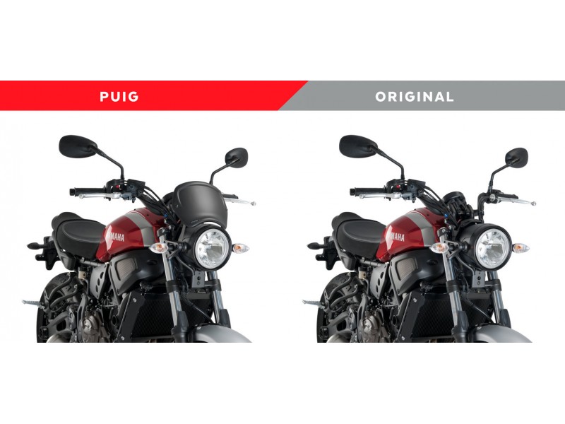 Windshield PUIG FRONTAL PLATE 3591J matt black