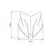 Windscreen PUIG SPORT 20429H smoke