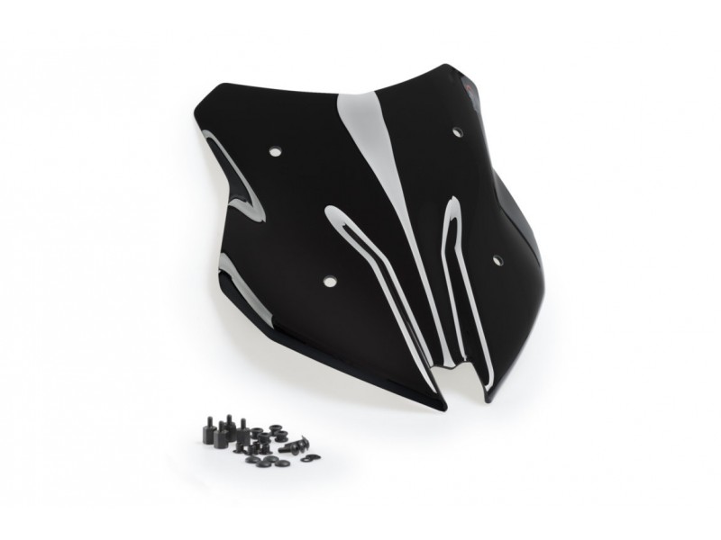 Windscreen PUIG SPORT 20429N Negru