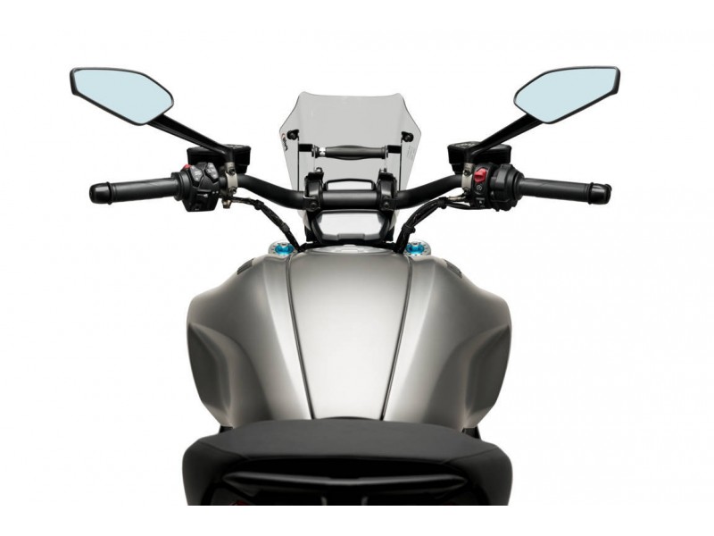 Windshield PUIG NEW. GEN SPORT 3773H smoke ajustabila
