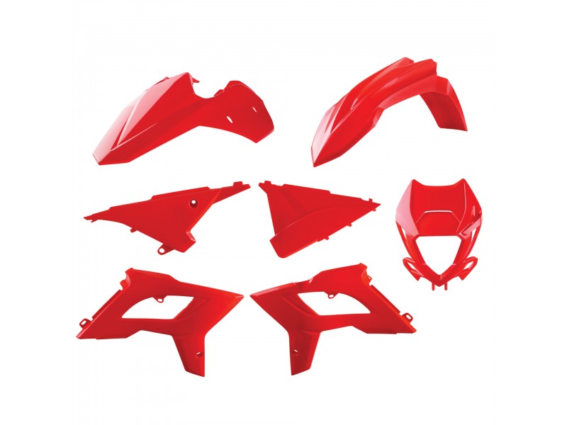 Kit plastice POLISPORT 91085 restyling Rosu