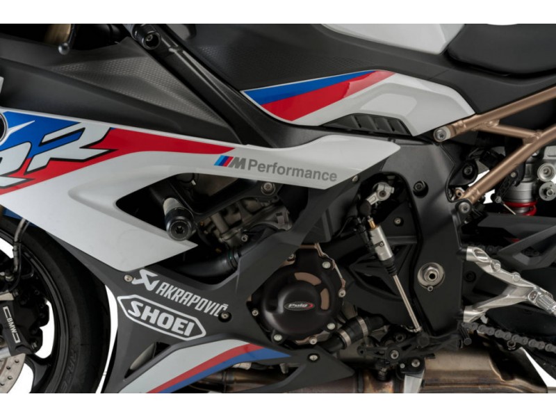 Engine protective covers PUIG 20215N Negru included right, left and alternator caps