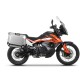Set complet cutii aluminiu laterale, 36L / 47L SHAD TERRA NEGRU, include kit montare SHAD KTM Adventure 790 (R)