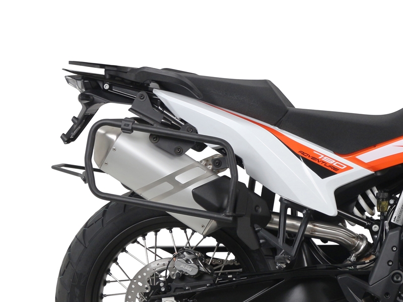Set complet cutii aluminiu laterale, 36L / 47L SHAD TERRA NEGRU, include kit montare SHAD KTM Adventure 790 (R)