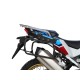 Set complet cutii aluminiu SHAD TERRA (negru), 37L cutie centrala   36L / 47L cutii laterale, incluzand kit montare si placa SHAD HONDA CRF 1100 Africa Twin