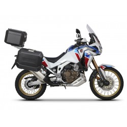 Set complet cutii aluminiu SHAD TERRA (negru), 37L cutie centrala   36L / 47L cutii laterale, incluzand kit montare si placa SHAD HONDA CRF 1100 Africa Twin Set complet cutii aluminiu SHAD TERRA (negru), 37L cutie centrala   36L / 47L cutii laterale, incluzand kit montare si placa SHAD HONDA CRF 1100 Africa Twin
