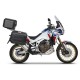 Set complet cutii aluminiu SHAD TERRA (negru), 37L cutie centrala   36L / 47L cutii laterale, incluzand kit montare si placa SHAD HONDA CRF 1100 Africa Twin