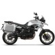 Set complet cutii aluminiu SHAD TERRA (negru), 37L cutie centrala   36L / 47L cutii laterale, incluzand kit montare si placa SHAD BMW F 650 GS/ F 700 GS/ F 800 GS