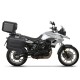 Set complet cutii aluminiu SHAD TERRA (negru), 37L cutie centrala   36L / 47L cutii laterale, incluzand kit montare si placa SHAD BMW F 650 GS/ F 700 GS/ F 800 GS
