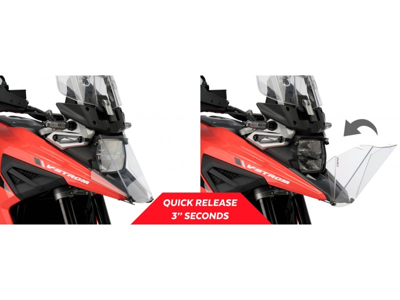 Headlight protector PUIG 20413W transparent