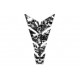 Tank pad PUIG Skull Party Black & White 20594N Tank pad PUIG Skull Party Black & White 20594N