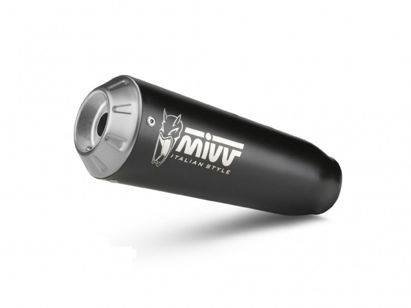 Sistem de evacuare complet MIVV X-M1 Y.066.LC4B Black Stainless Steel