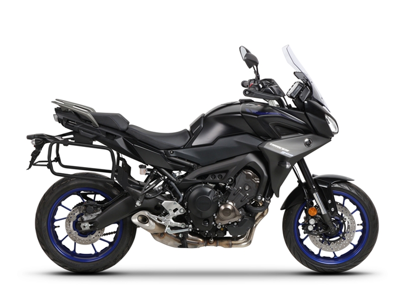 Set complet de cutii de aluminiu laterale, 36L / 36L, SHAD TERRA NEGRU, include kit montare SHAD YAMAHA MT-09 Tracer / Tracer 900