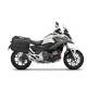 Set complet de cutii de aluminiu laterale, 36L / 36L, SHAD TERRA NEGRU, include kit montare SHAD HONDA NC 750 X