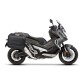 Set complet de cutii de aluminiu 47L / 47L SHAD TERRA NEGRU, incluzand kit montaj SHAD HONDA X-ADV 750