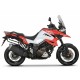 Set complet de cutii de aluminiu, SHAD TERRA NEGRU, 48L cutie centrala si 47L / 47L cutii laterale, incluzand kit de montaj si placa SHAD SUZUKI DL 1000 V-Strom/ DL 1050 V-Strom