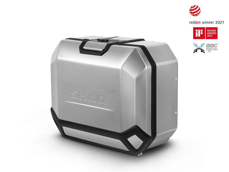 Set complet de 36L / 36L cutii laterale de aluminium SHAD TERRA, incluzand kit montaj SHAD SUZUKI DL 650 V-Strom