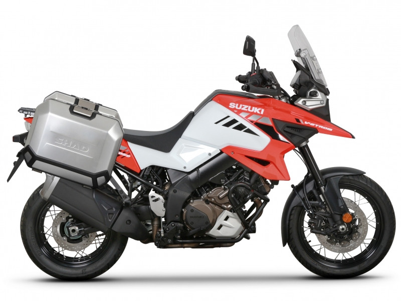 Set complet de 36L / 36L cutii laterale de aluminium SHAD TERRA, incluzand kit montaj SHAD SUZUKI DL 1000 V-Strom/ DL 1050 V-Strom Set complet de 36L / 36L cutii laterale de aluminium SHAD TERRA, incluzand kit montaj SHAD SUZUKI DL 1000 V-Strom/ DL 1050 V-Strom