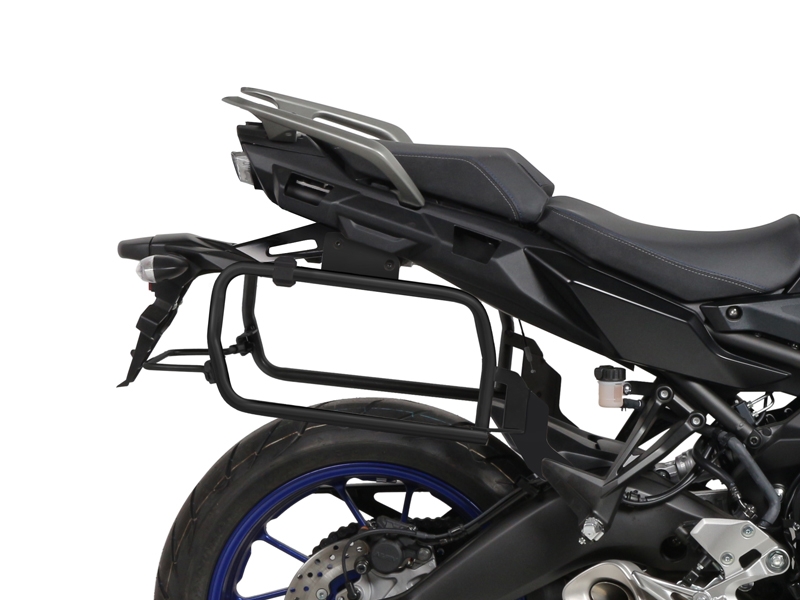 Set complet de cutii de aluminiu SHAD TERRA, 37L cutie centrala si 36L /36L cutii laterale, incluzand kit montaj si placa SHAD YAMAHA MT-09 Tracer / Tracer 900