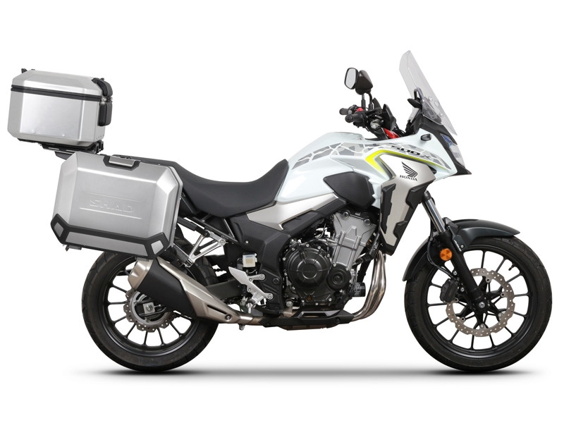 Set complet de cutii de aluminiu SHAD TERRA, 37L cutie centrala si 47L / 47L cutii laterale, incluzand kit montaj si placa SHAD HONDA CB 500 X Set complet de cutii de aluminiu SHAD TERRA, 37L cutie centrala si 47L / 47L cutii laterale, incluzand kit montaj si placa SHAD HONDA CB 500 X