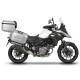 Set complet de cutii de aluminiu SHAD TERRA, 48L cutie centrala si  36L / 36L cutii laterale, incluzand kit montaj si placa SHAD SUZUKI DL 1000 V-Strom/ DL 1050 V-Strom