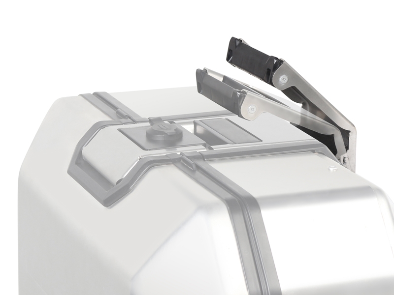 Set complet de cutii de aluminiu SHAD TERRA, 48L cutie centrala si  36L / 36L cutii laterale, incluzand kit montaj si placa SHAD HONDA CB 500 X