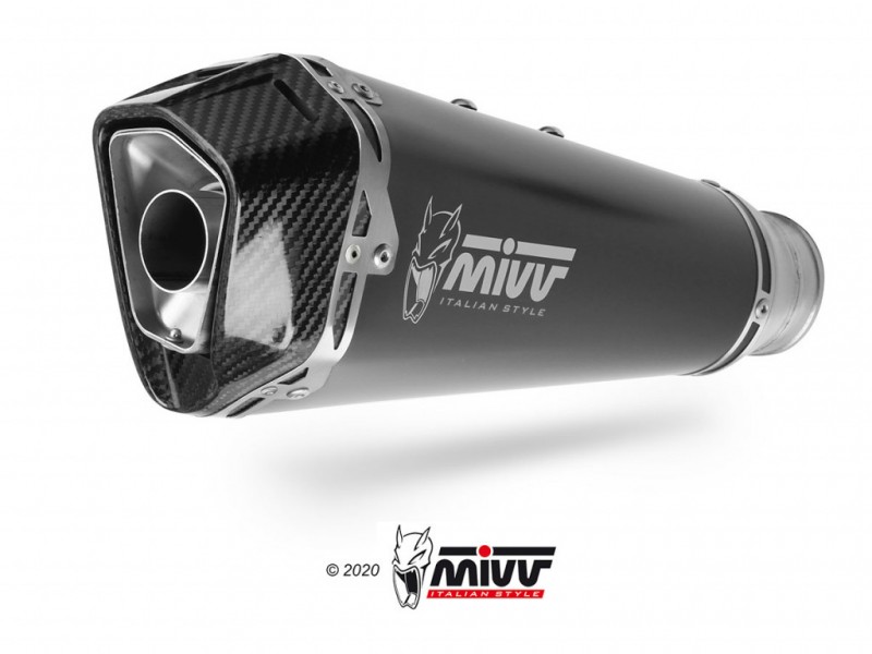 Evacuare MIVV DELTA RACE T.019.LDRB Black Stainless Steel Evacuare MIVV DELTA RACE T.019.LDRB Black Stainless Steel