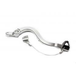 Brake pedal MOTION STUFF 83P-0211002 silver body, black steel fixed tip Steel Fixed Tip Brake pedal MOTION STUFF 83P-0211002 silver body, black steel fixed tip Steel Fixed Tip