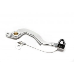 Brake pedal MOTION STUFF 83P-0411002 silver body, black steel fixed tip Steel Fixed Tip Brake pedal MOTION STUFF 83P-0411002 silver body, black steel fixed tip Steel Fixed Tip