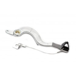 Brake pedal MOTION STUFF 83P-0421002 silver body, black steel fixed tip Steel Fixed Tip Brake pedal MOTION STUFF 83P-0421002 silver body, black steel fixed tip Steel Fixed Tip