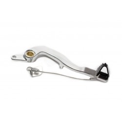 Brake pedal MOTION STUFF 83P-0621002 silver body, black steel fixed tip Steel Fixed Tip Brake pedal MOTION STUFF 83P-0621002 silver body, black steel fixed tip Steel Fixed Tip