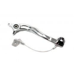 Brake pedal MOTION STUFF 83P-0811002 silver body, black steel fixed tip Steel Fixed Tip Brake pedal MOTION STUFF 83P-0811002 silver body, black steel fixed tip Steel Fixed Tip