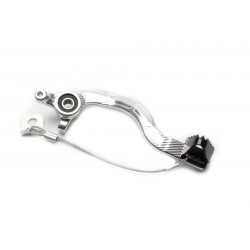 Brake pedal MOTION STUFF 83P-0831002 silver body, black steel fixed tip Steel Fixed Tip Brake pedal MOTION STUFF 83P-0831002 silver body, black steel fixed tip Steel Fixed Tip