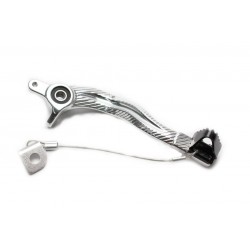 Brake pedal MOTION STUFF 83P-0841002 silver body, black steel fixed tip Steel Fixed Tip Brake pedal MOTION STUFF 83P-0841002 silver body, black steel fixed tip Steel Fixed Tip