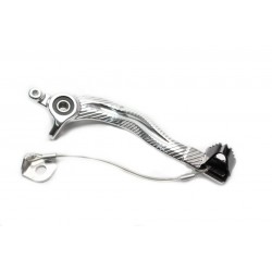 Brake pedal MOTION STUFF 83P-0851002 silver body, black steel fixed tip Steel Fixed Tip Brake pedal MOTION STUFF 83P-0851002 silver body, black steel fixed tip Steel Fixed Tip