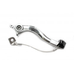 Brake pedal MOTION STUFF 83P-0881002 silver body, black steel fixed tip Steel Fixed Tip Brake pedal MOTION STUFF 83P-0881002 silver body, black steel fixed tip Steel Fixed Tip