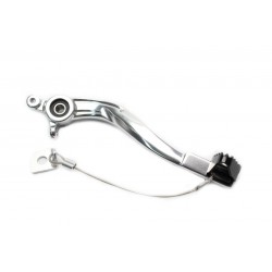 Brake pedal MOTION STUFF 83P-0921002 silver body, black steel fixed tip Steel Fixed Tip Brake pedal MOTION STUFF 83P-0921002 silver body, black steel fixed tip Steel Fixed Tip