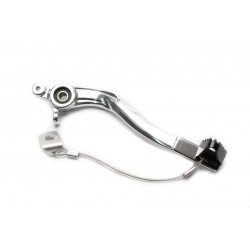 Brake pedal MOTION STUFF 83P-0930102 silver body, black steel fixed tip Steel Fixed Tip Brake pedal MOTION STUFF 83P-0930102 silver body, black steel fixed tip Steel Fixed Tip