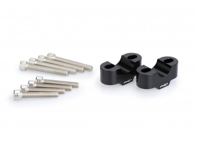 Risers PUIG 3671N Negru height 20mm, d 22mm Risers PUIG 3671N Negru height 20mm, d 22mm