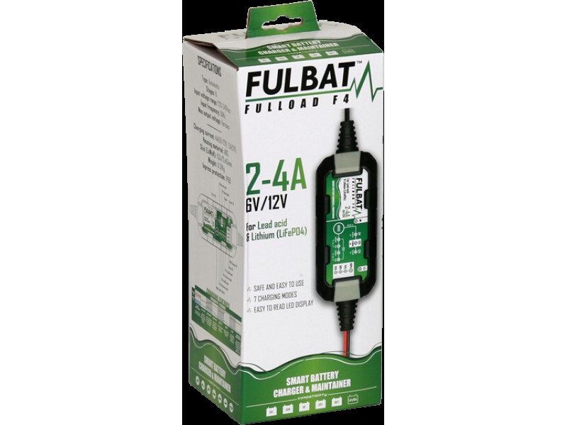 Incarcator de baterii FULBAT FULLOAD F4 FULLOAD F4 2A (suitable also for Lithium) Incarcator de baterii FULBAT FULLOAD F4 FULLOAD F4 2A (suitable also for Lithium)