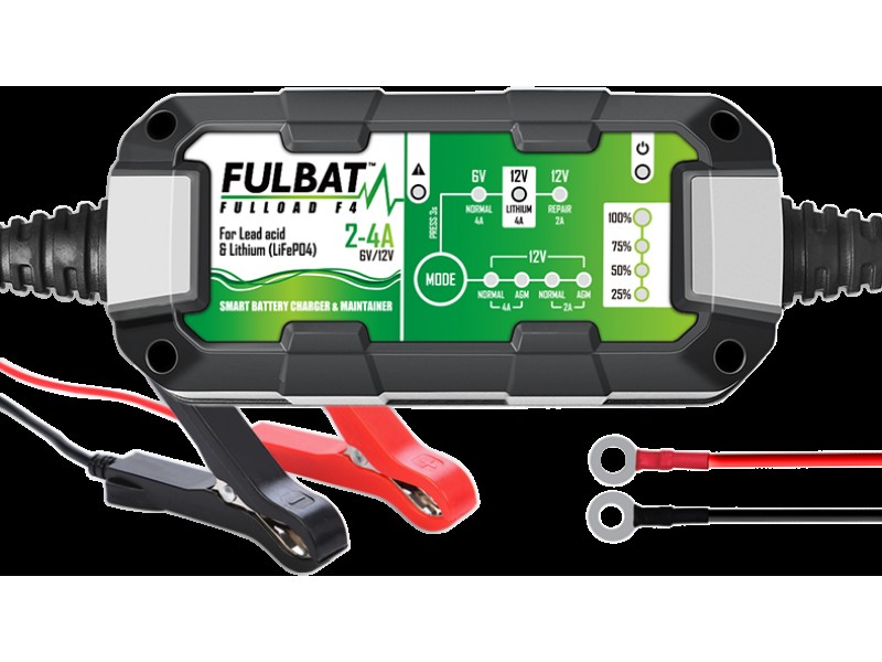 Incarcator de baterii FULBAT FULLOAD F4 FULLOAD F4 2A (suitable also for Lithium) Incarcator de baterii FULBAT FULLOAD F4 FULLOAD F4 2A (suitable also for Lithium)