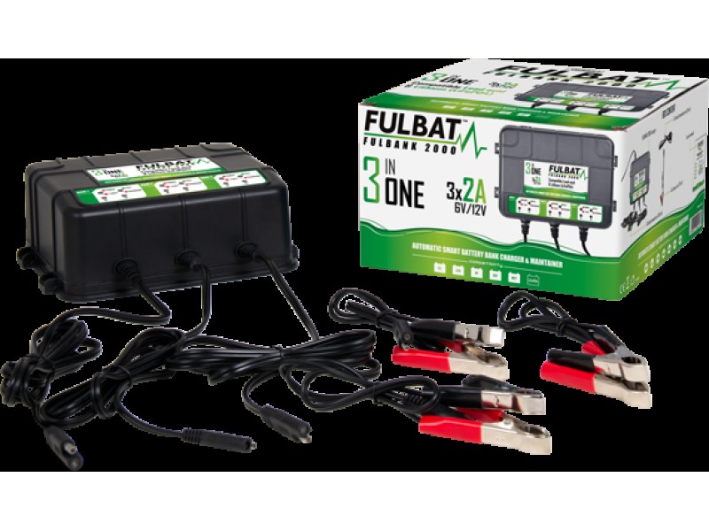 Bank Charger FULBAT FULBANK 2000 FULBANK 2000 (suitable also for Lithium) Bank Charger FULBAT FULBANK 2000 FULBANK 2000 (suitable also for Lithium)
