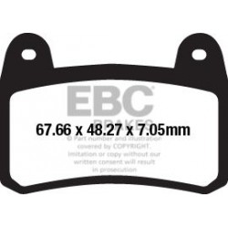 Placute de frana EBC FA658V Placute de frana EBC FA658V