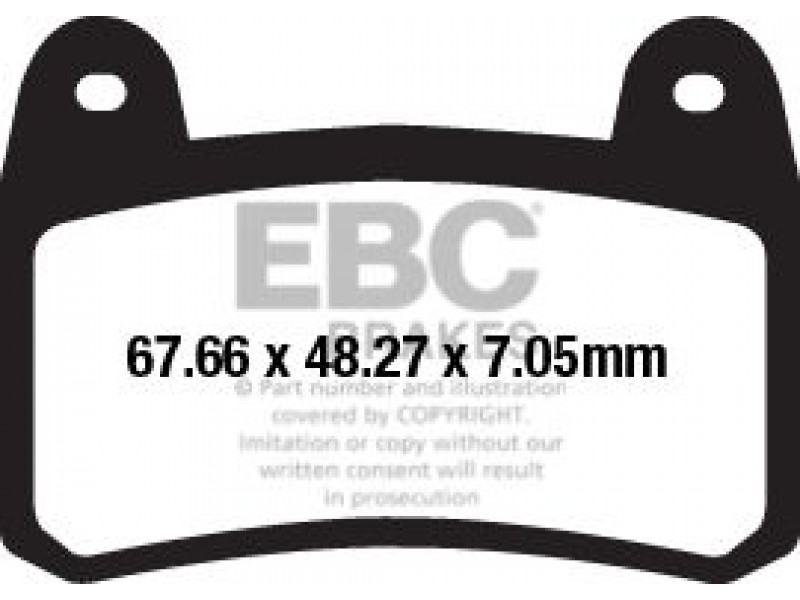 Placute de frana EBC FA658V